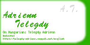 adrienn telegdy business card